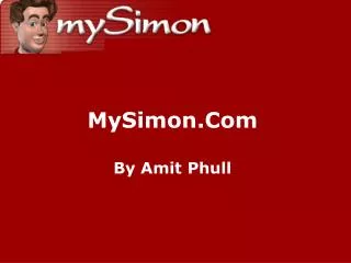 MySimon.Com By Amit Phull