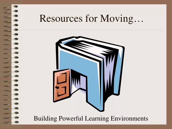 resources for moving