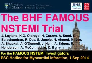 The BHF FAMOUS NSTEMI Trial