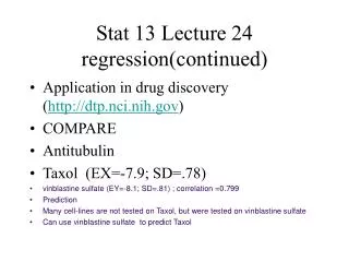 Stat 13 Lecture 24 regression(continued)