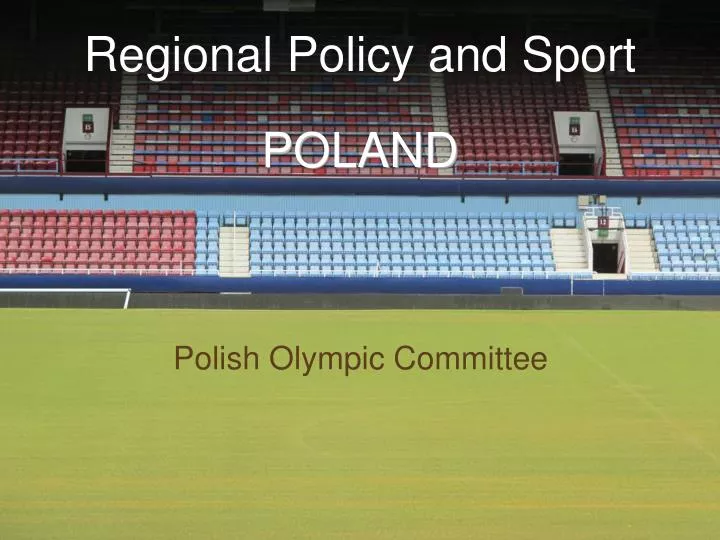 regional policy and sport poland