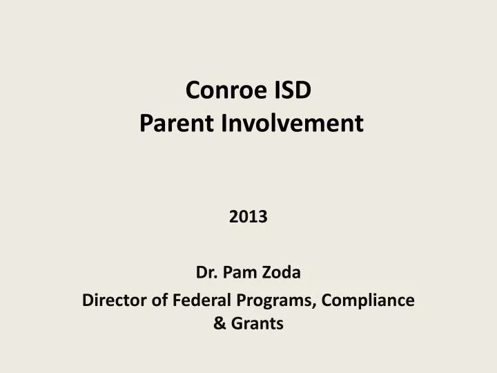 conroe isd parent involvement