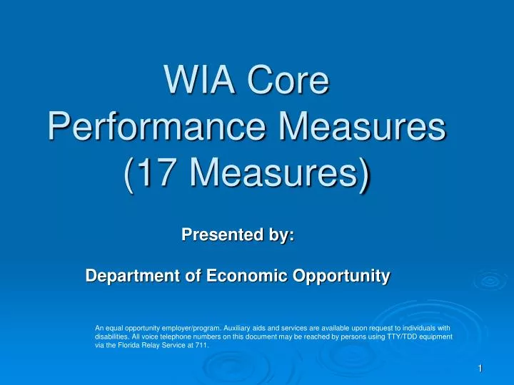 wia core performance measures 17 measures
