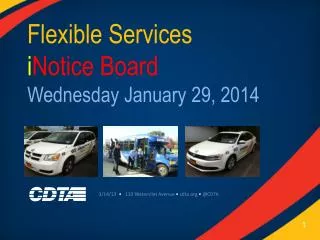 Flexible Services i Notice Board Wednesday January 29, 2014
