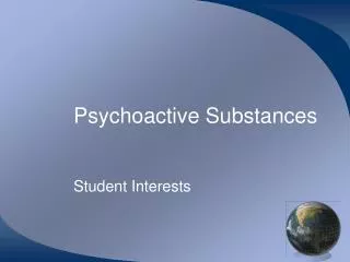 Psychoactive Substances