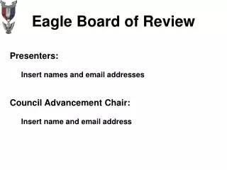 Eagle Board of Review