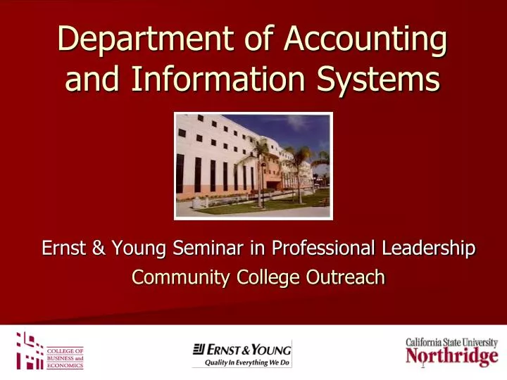 department of accounting and information systems