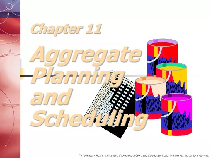 chapter 11 aggregate planning and scheduling