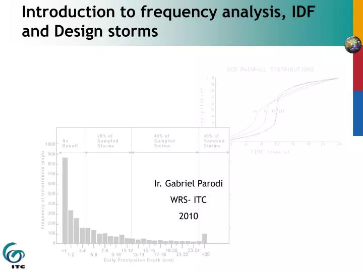 introduction to frequency analysis idf and design storms
