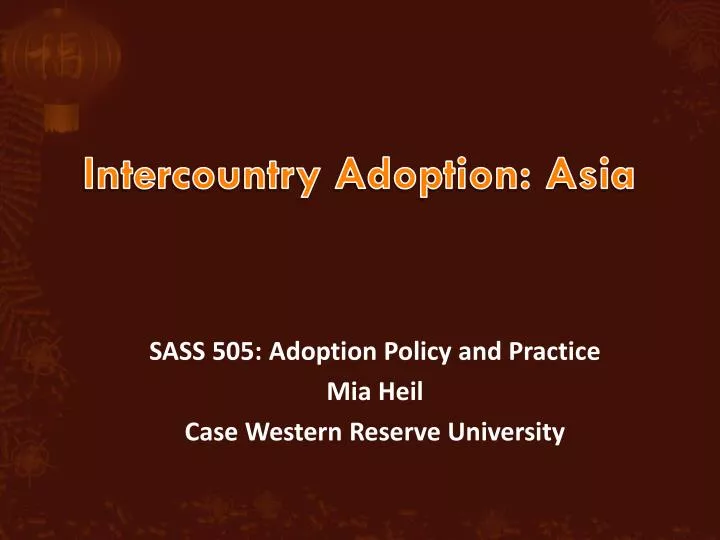 intercountry adoption asia