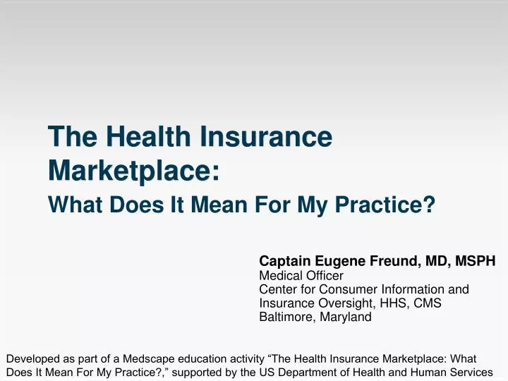 the health insurance marketplace