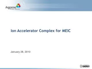 Ion Accelerator Complex for MEIC