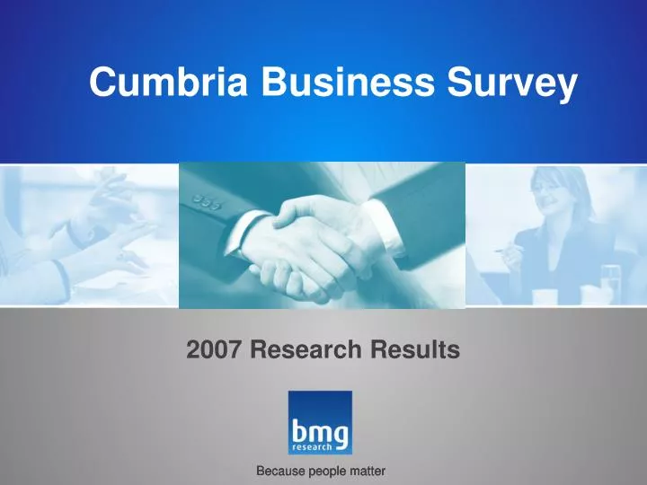 cumbria business survey