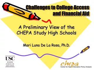 Challenges to College Access and Financial Aid