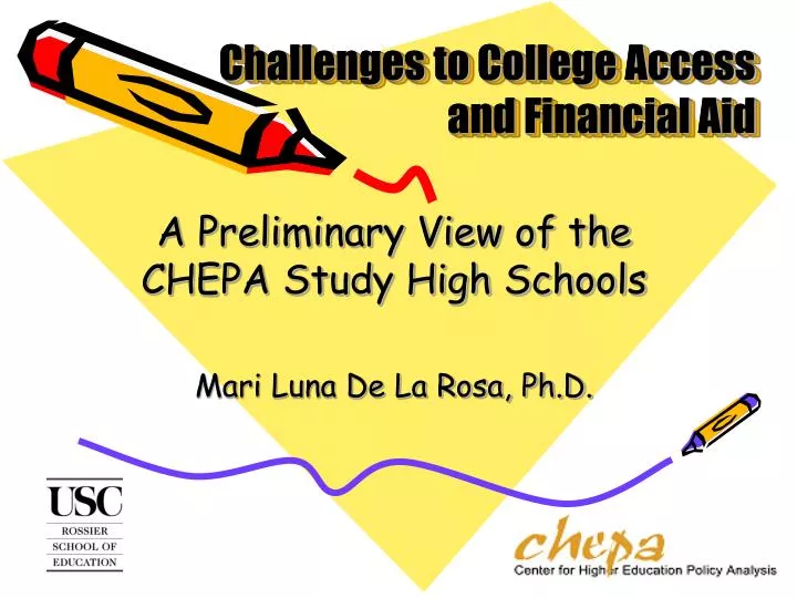 challenges to college access and financial aid