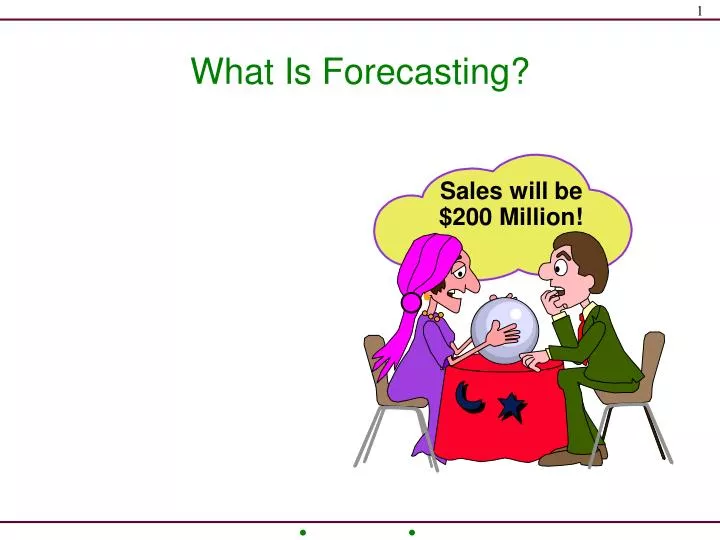 what is forecasting