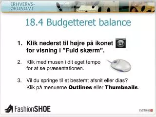 18 4 budgetteret balance