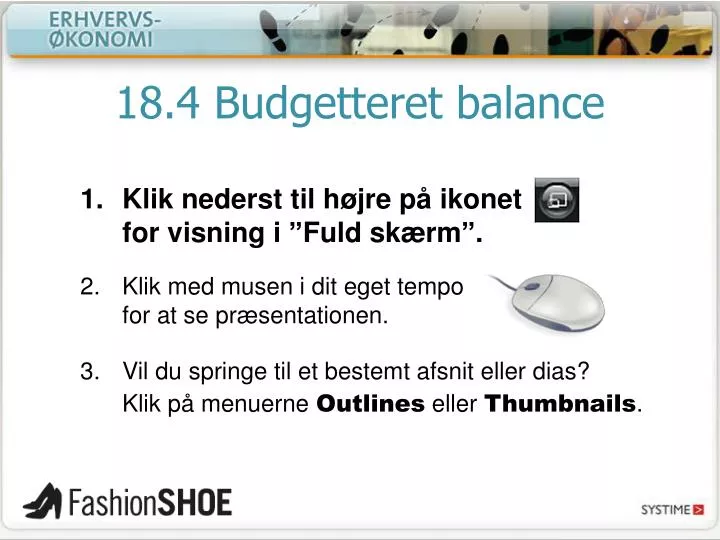 18 4 budgetteret balance