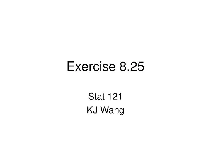 exercise 8 25
