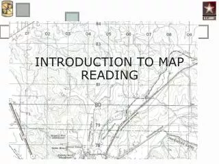 INTRODUCTION TO MAP READING