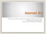 Establishing a Ground Rule for Our Class: Importance and Impact - slide 1