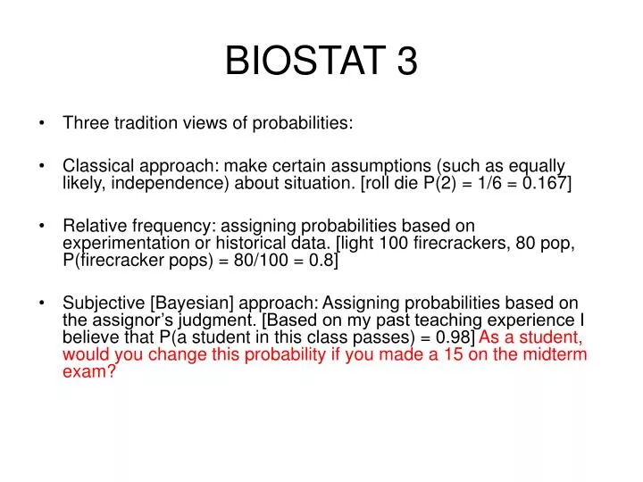biostat 3