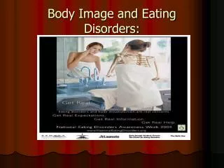 Body Image and Eating Disorders: