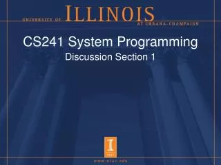 CS241 System Programming