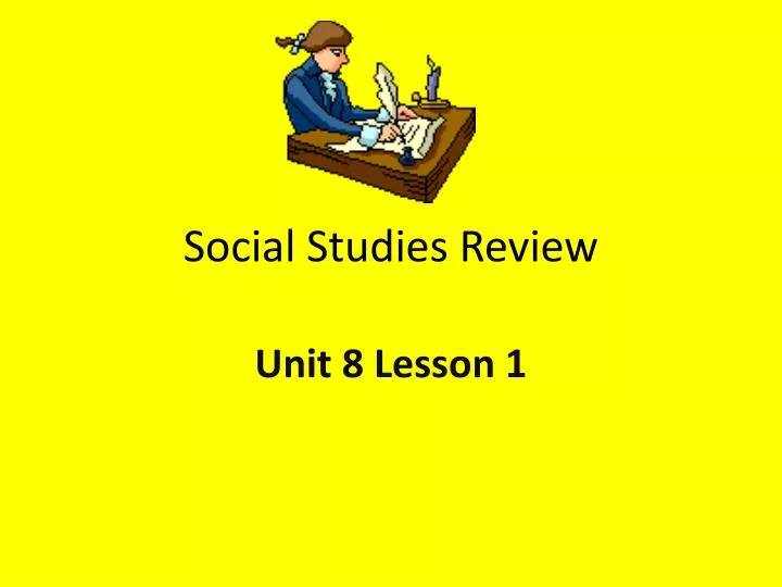 social studies review