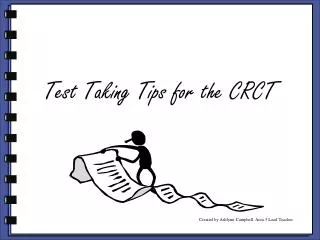 Test Taking Tips for the CRCT