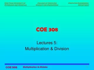 COE 308