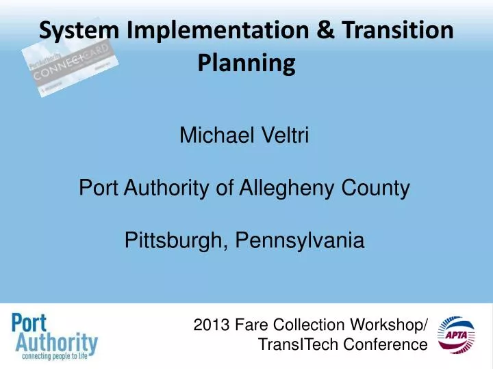 system implementation transition planning