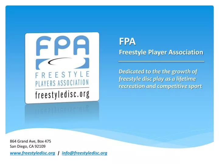 fpa freestyle player association