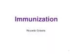 Immunization - slide 1