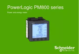 PowerLogic PM800 series