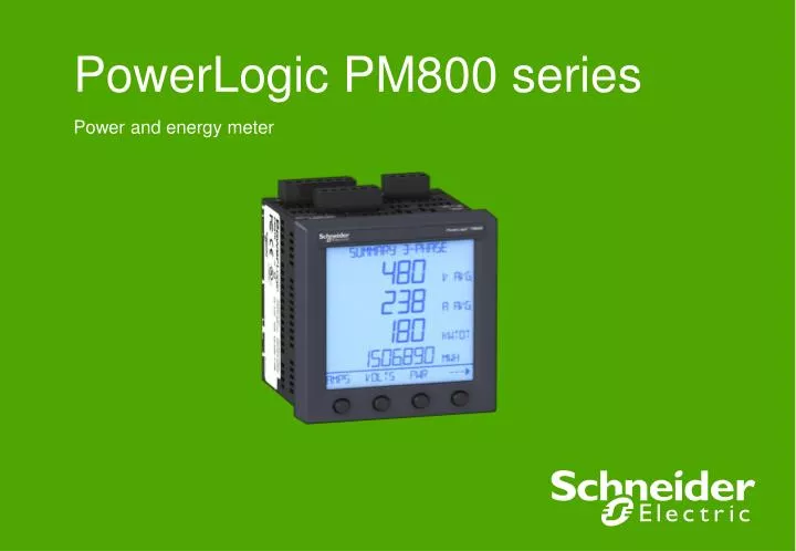 powerlogic pm800 series