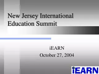New Jersey International Education Summit