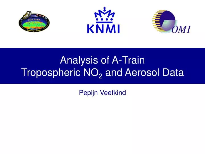 analysis of a train tropospheric no 2 and aerosol data