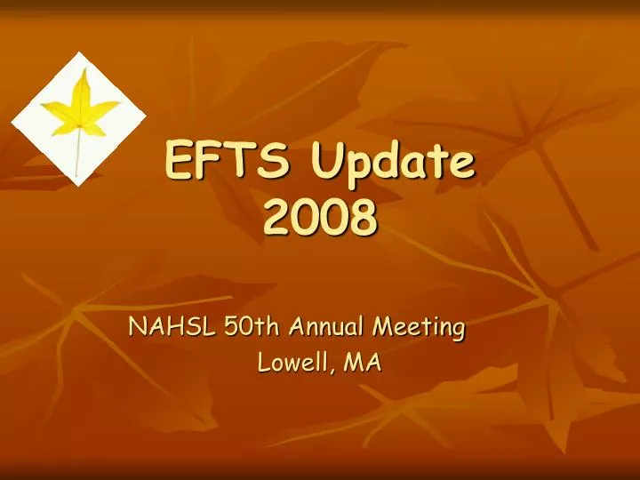 efts update 2008