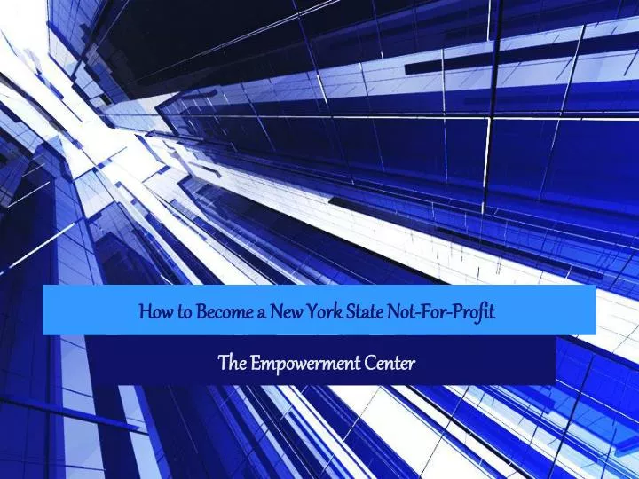 how to become a new york state not for profit