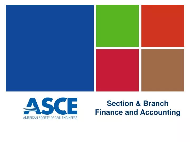 section branch finance and accounting