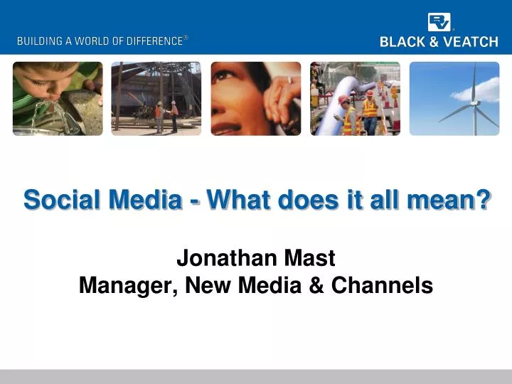 social media what does it all mean