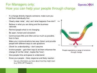 For Managers only: How you can help your people through change