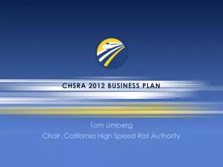 CHSRA 2012 Business Plan