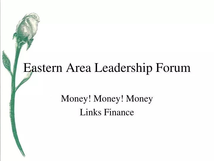 eastern area leadership forum