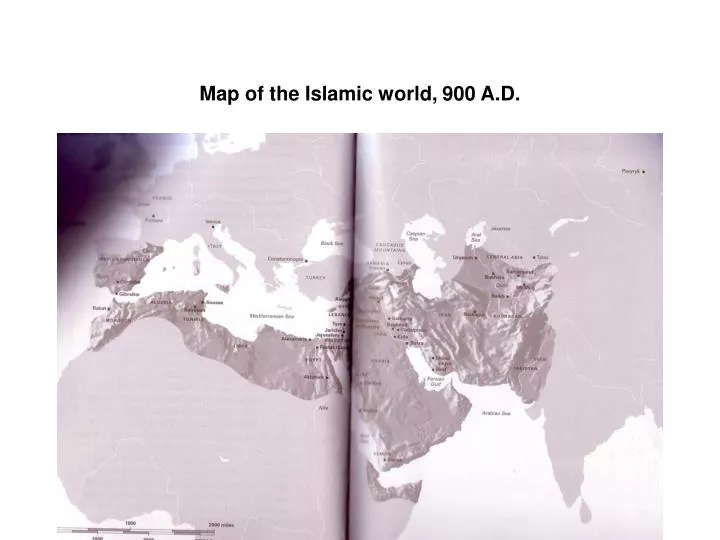 map of the islamic world 900 a d