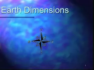 Earth Dimensions