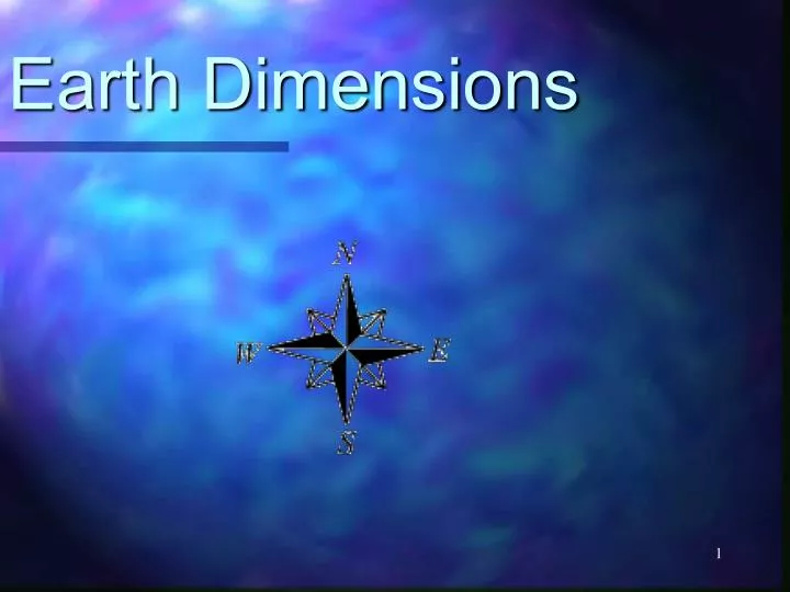earth dimensions