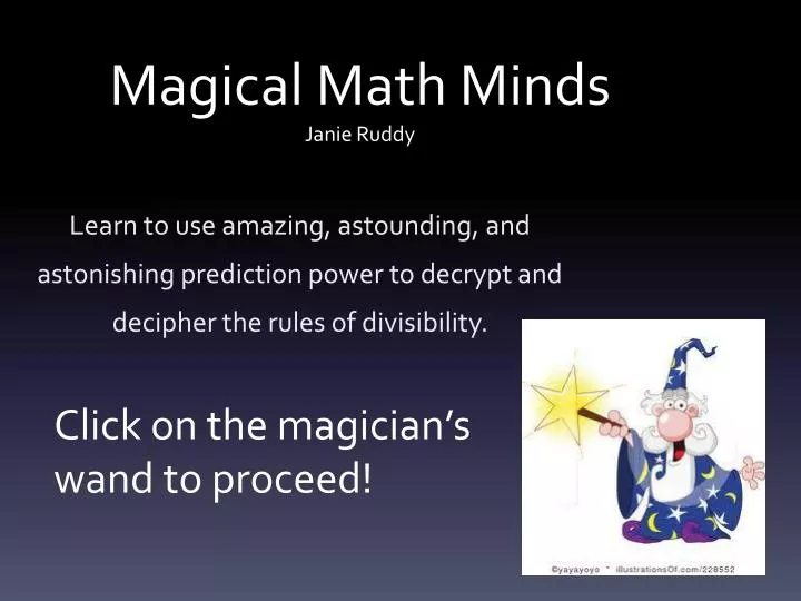 magical math minds janie ruddy