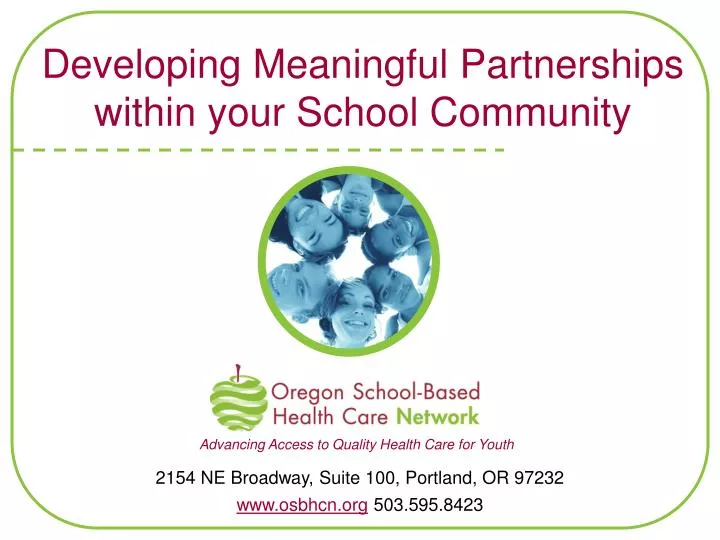developing meaningful partnerships within your school community